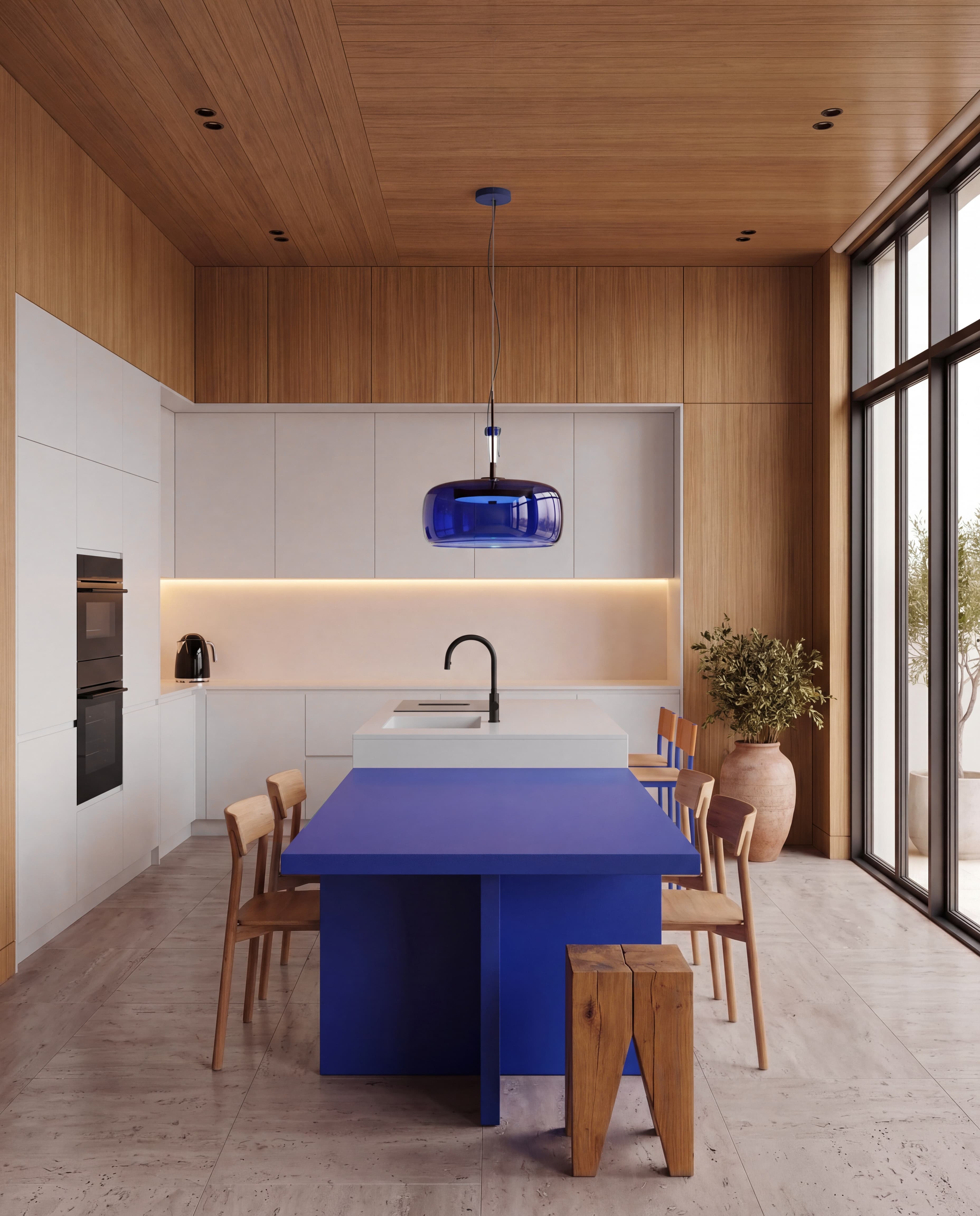 Deep Blue House
